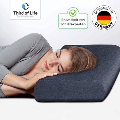 HADAR wave Nackensütz-Kopfkissen mit Nackenwelle, anpassbar   aus Visco Schaum
