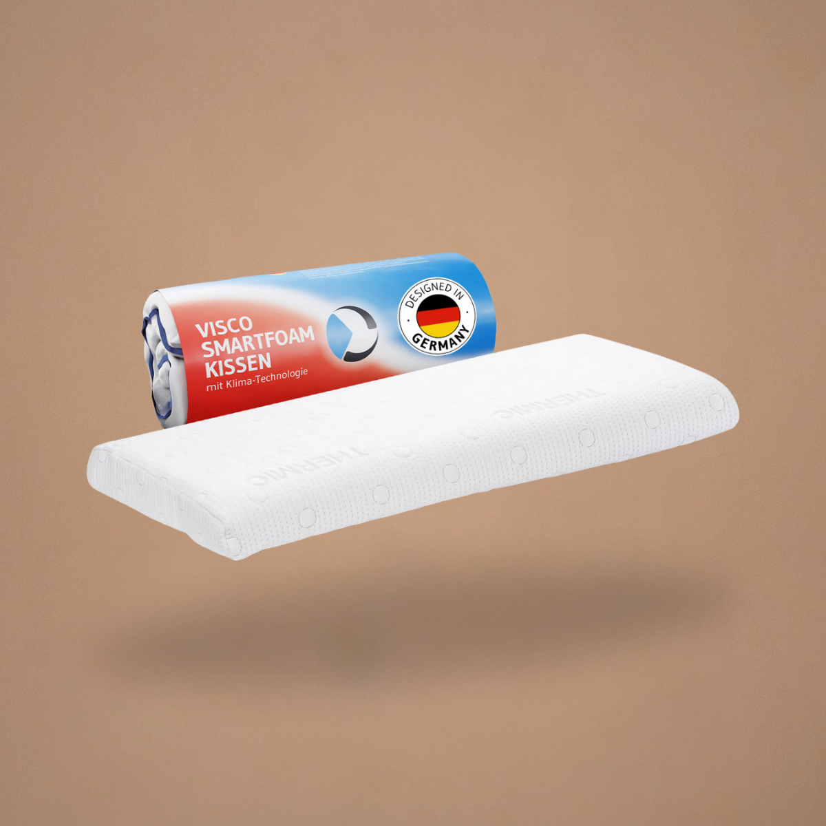 HADAR low - Flaches Bauchschläferkissen für erholsame Nächte - Ergonomisch aus Visco Schaum - Third of Life