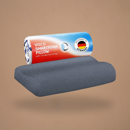 HADAR wave Nackensütz-Kopfkissen mit Nackenwelle, anpassbar   aus Visco Schaum