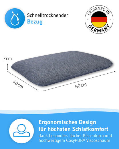 MIZAR Bauchschläferkissen, extra weich aus Visco Schaum - Third of Life