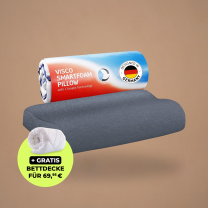 HADAR wave Nackenkissen mit Nackenwelle, höhenverstellbar aus Visco Schaum