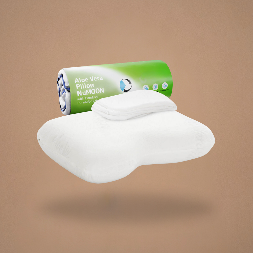 Aloe Vera Kissen NuMOON mit Anti Milben Bezug