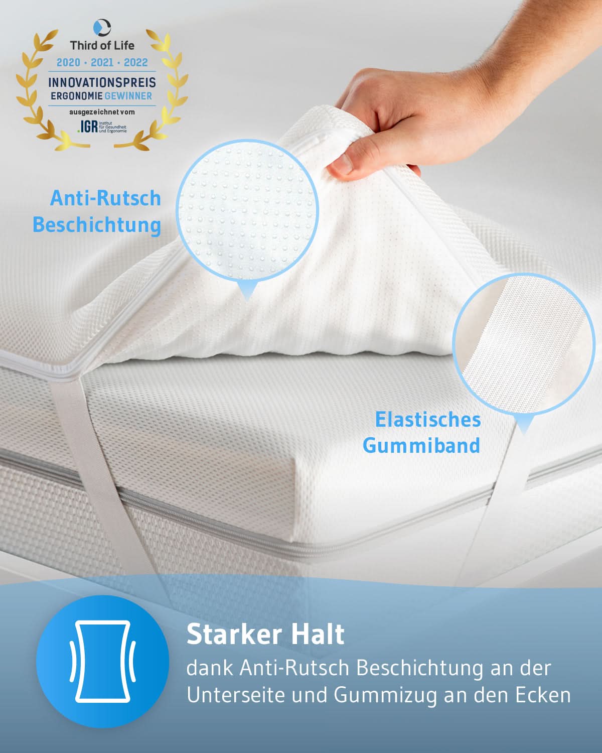 AERO Topper aus Visco-Schaum - Third of Life