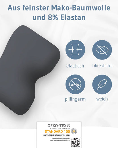maBELLA/NuMOON Baumwoll-Kissenbezug Doppelpack - Third of Life