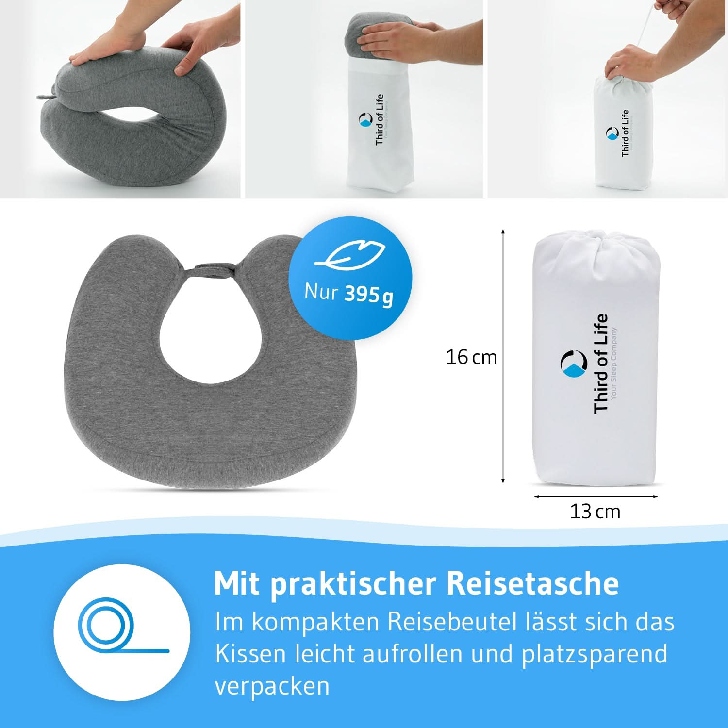 Nackenhörnchen RONDAR mit FlexiFit Bezug - Third of Life