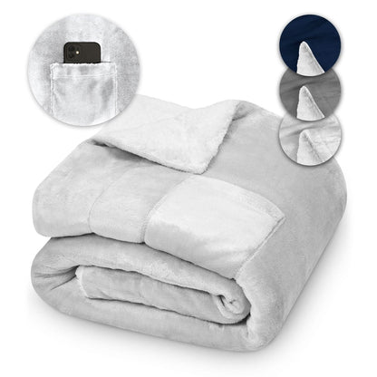 KAMI - Sofa Kuschel-Tagesdecke mit Smartphone Tasche - Third of Life