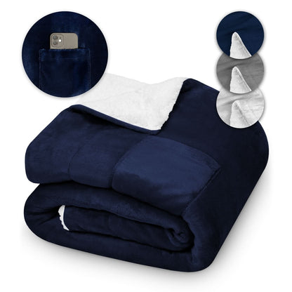 KAMI - Sofa Kuschel-Tagesdecke mit Smartphone Tasche - Third of Life