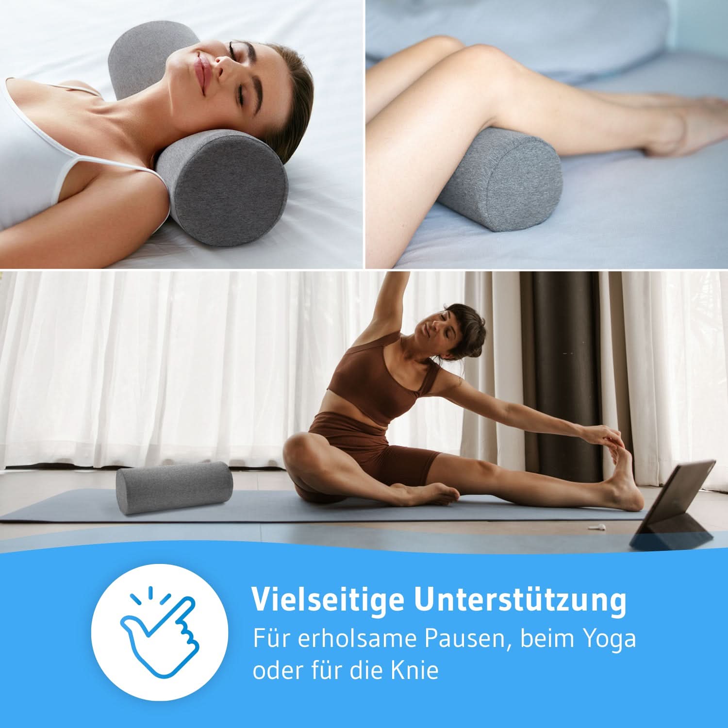 Viskoschaum Nackenrolle UniRoll klein - Third of Life