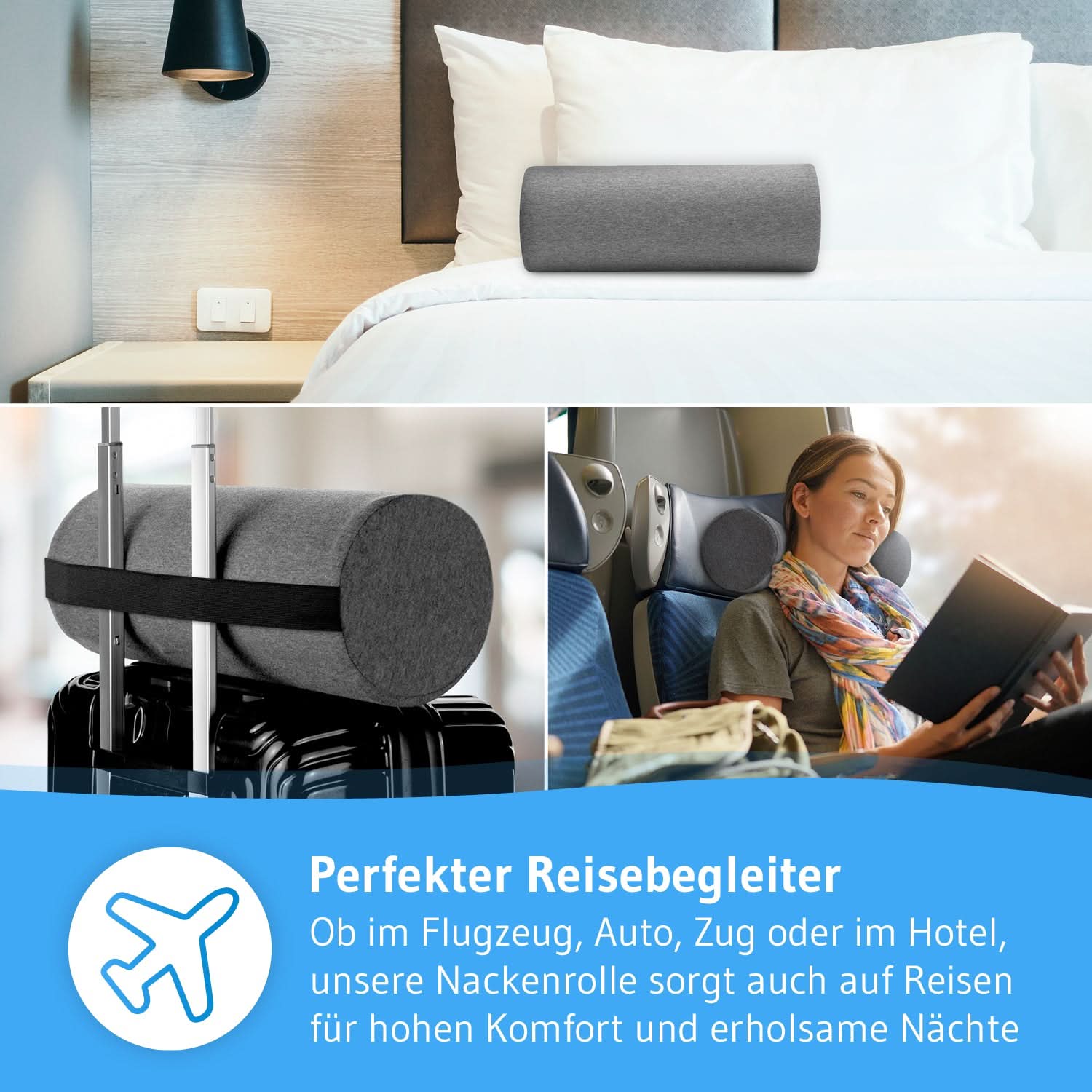 Viskoschaum Nackenrolle UniRoll klein - Third of Life