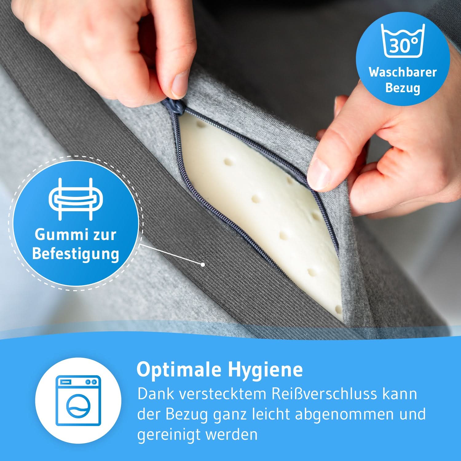 Viskoschaum Nackenrolle UniRoll klein - Third of Life