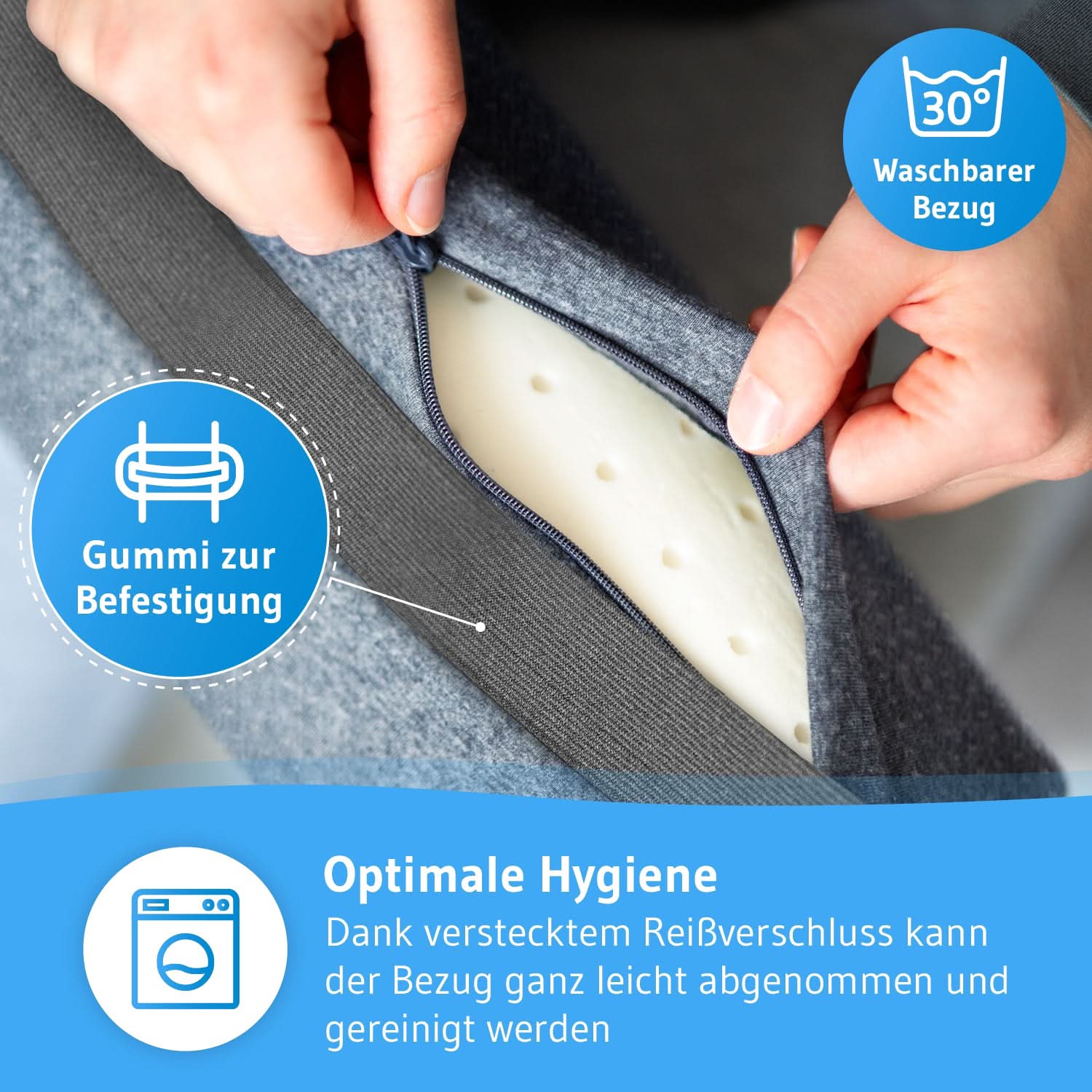 Viskoschaum Nackenrolle UniRoll klein - Third of Life