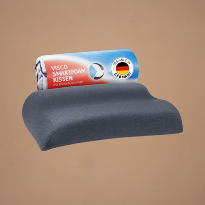 MATAR Nackenstützkissen mit Nackenwelle, höhenverstellbar aus Visco Schaum