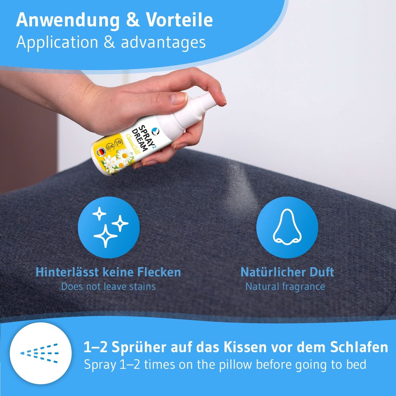 SPRAY² Dream ChamoChill Aroma-Kissenspray - Third of Life