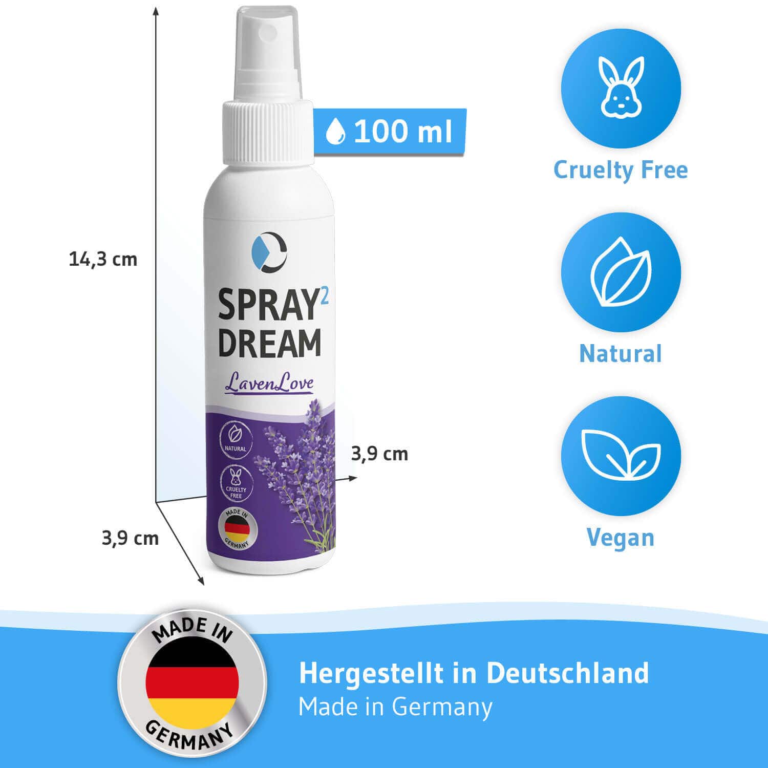 SPRAY² Dream LavenLove Aroma-Kissenspray - Third of Life