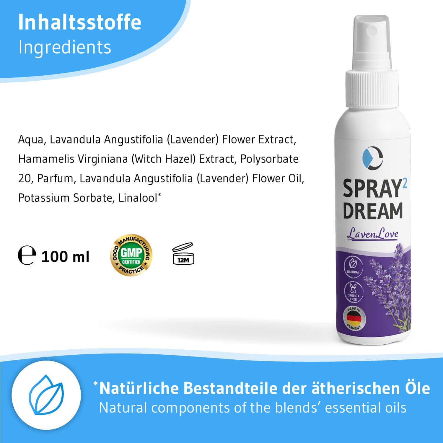 SPRAY² Dream LavenLove Aroma-Kissenspray - Third of Life