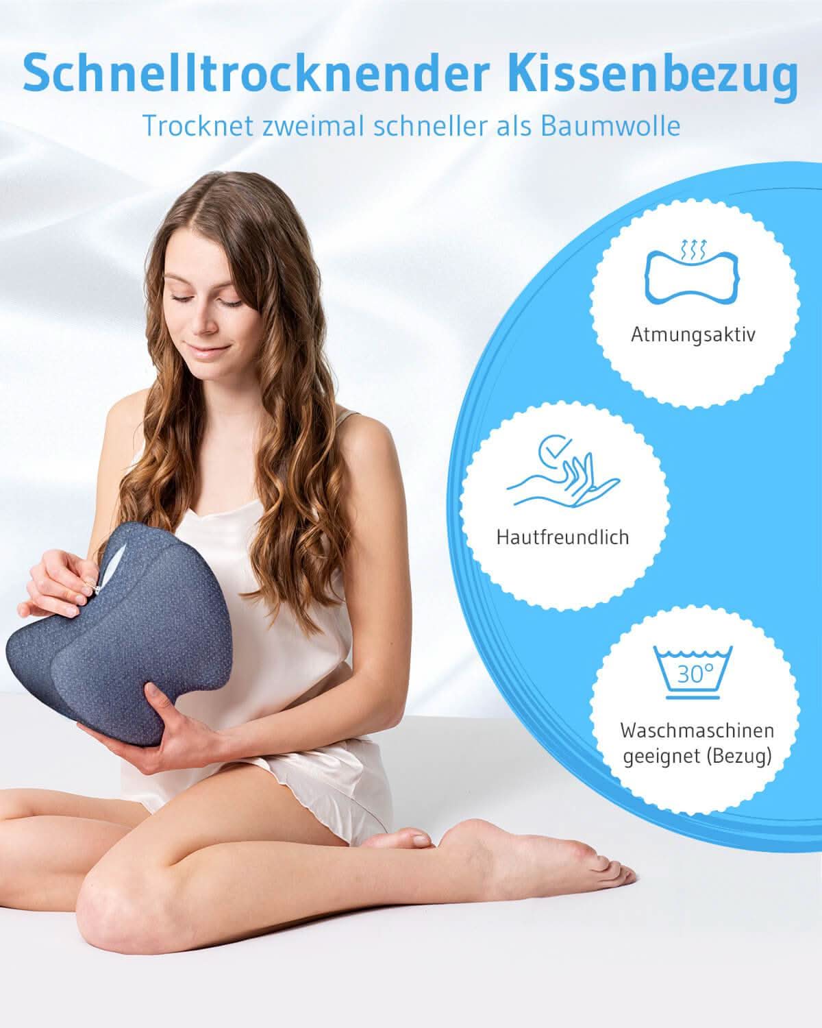 Kniekissen für Seitenschläfer QuickDry-Bezug - Third of Life