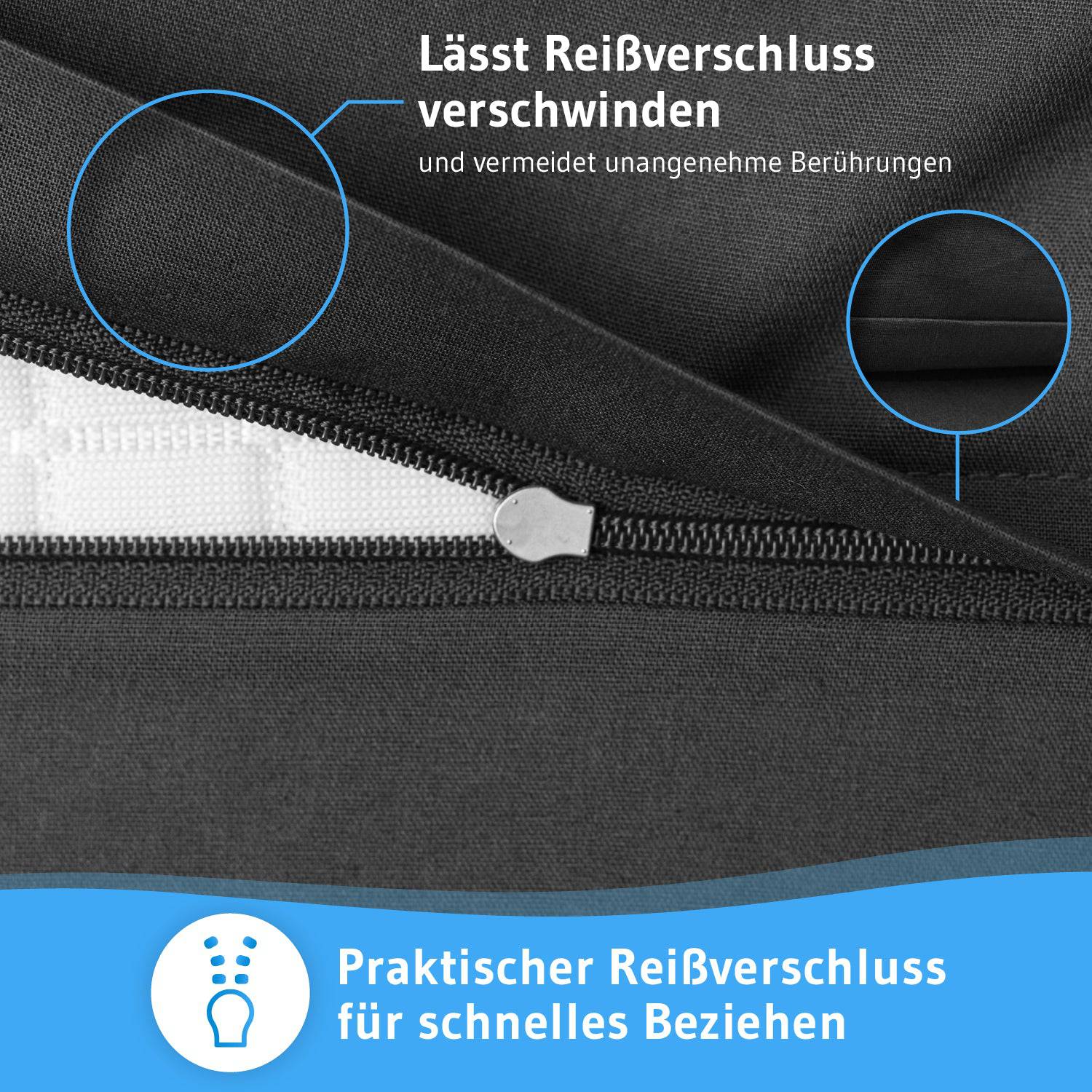 Renforce Bettwäsche NINO - 100% Baumwolle - STANDARD 100 by OEKO-TEX® – leicht & luftig - Third of Life