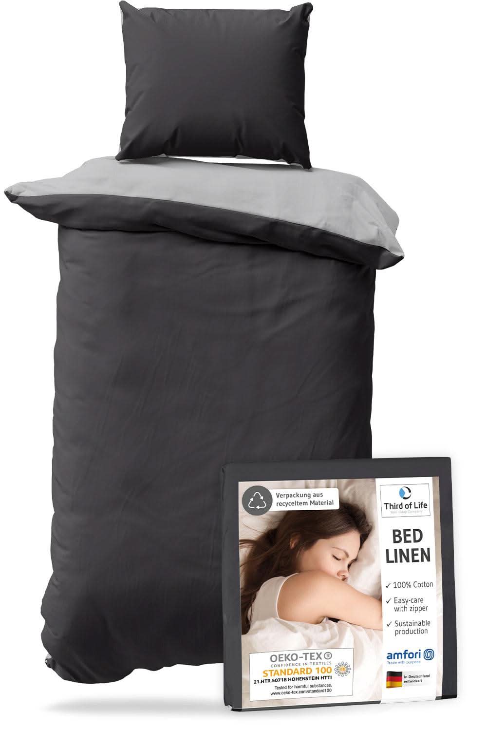 Renforce Bettwäsche NINO - 100% Baumwolle - STANDARD 100 by OEKO-TEX® – leicht & luftig - Third of Life
