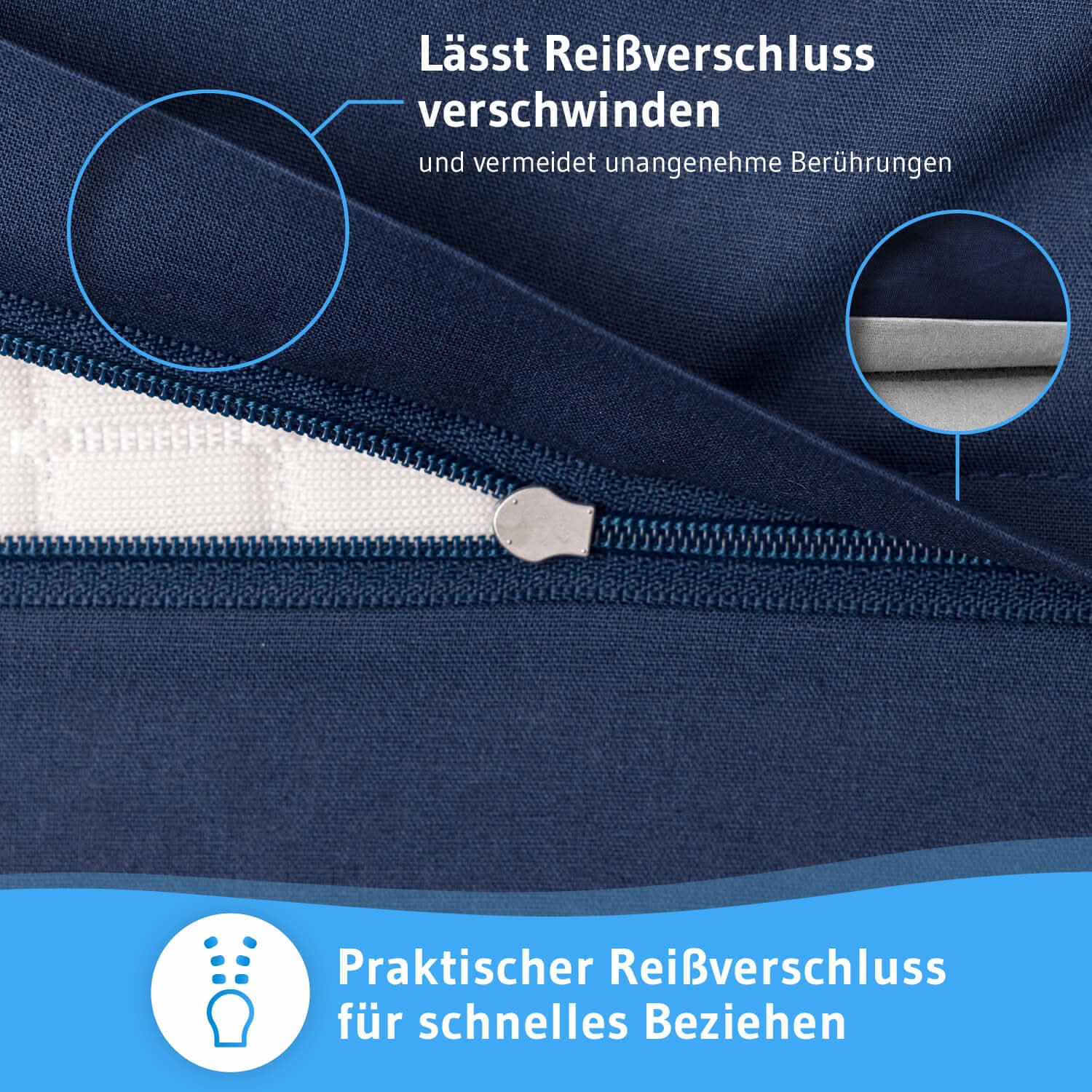 Renforce Bettwäsche NINO - 100% Baumwolle - STANDARD 100 by OEKO-TEX® – leicht & luftig - Third of Life