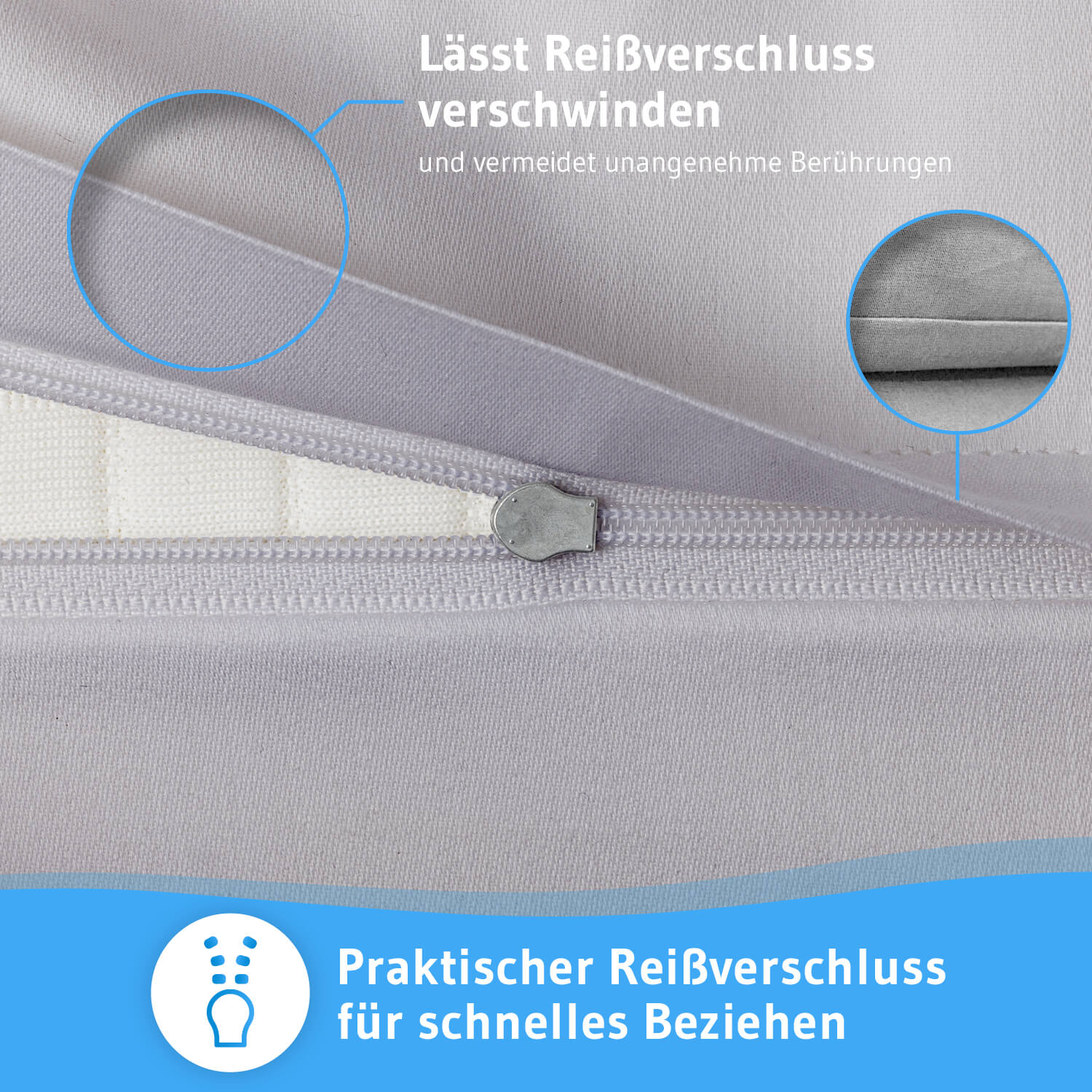 Renforce Bettwäsche NINO - 100% Baumwolle - STANDARD 100 by OEKO-TEX® – leicht & luftig - Third of Life