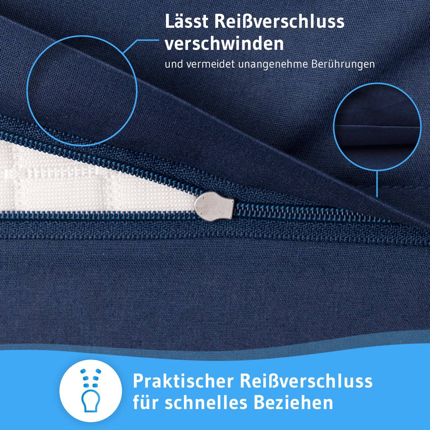 Renforce Bettwäsche NINO - 100% Baumwolle - STANDARD 100 by OEKO-TEX® – leicht & luftig - Third of Life