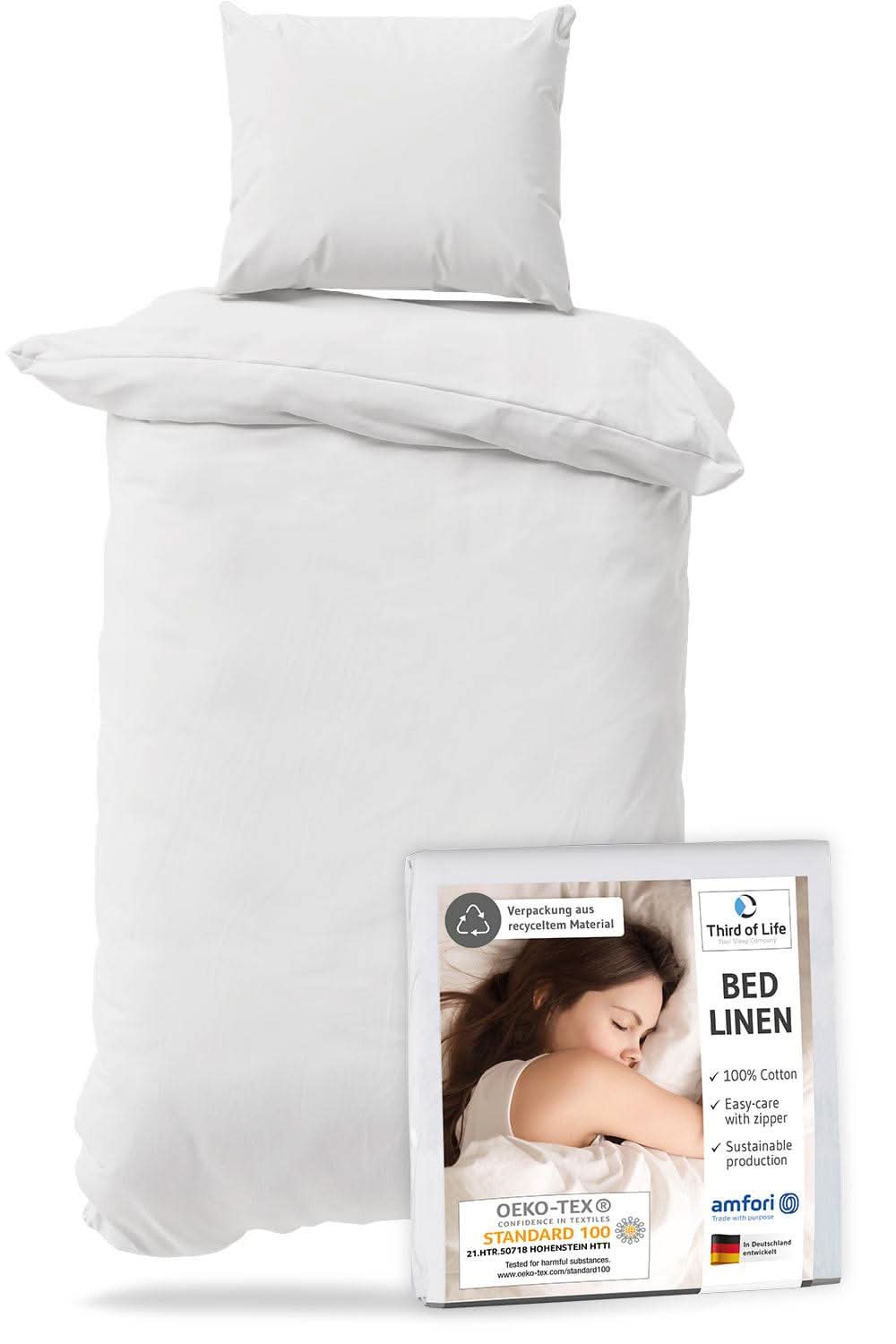 Renforce Bettwäsche NINO - 100% Baumwolle - STANDARD 100 by OEKO-TEX® – leicht & luftig - Third of Life