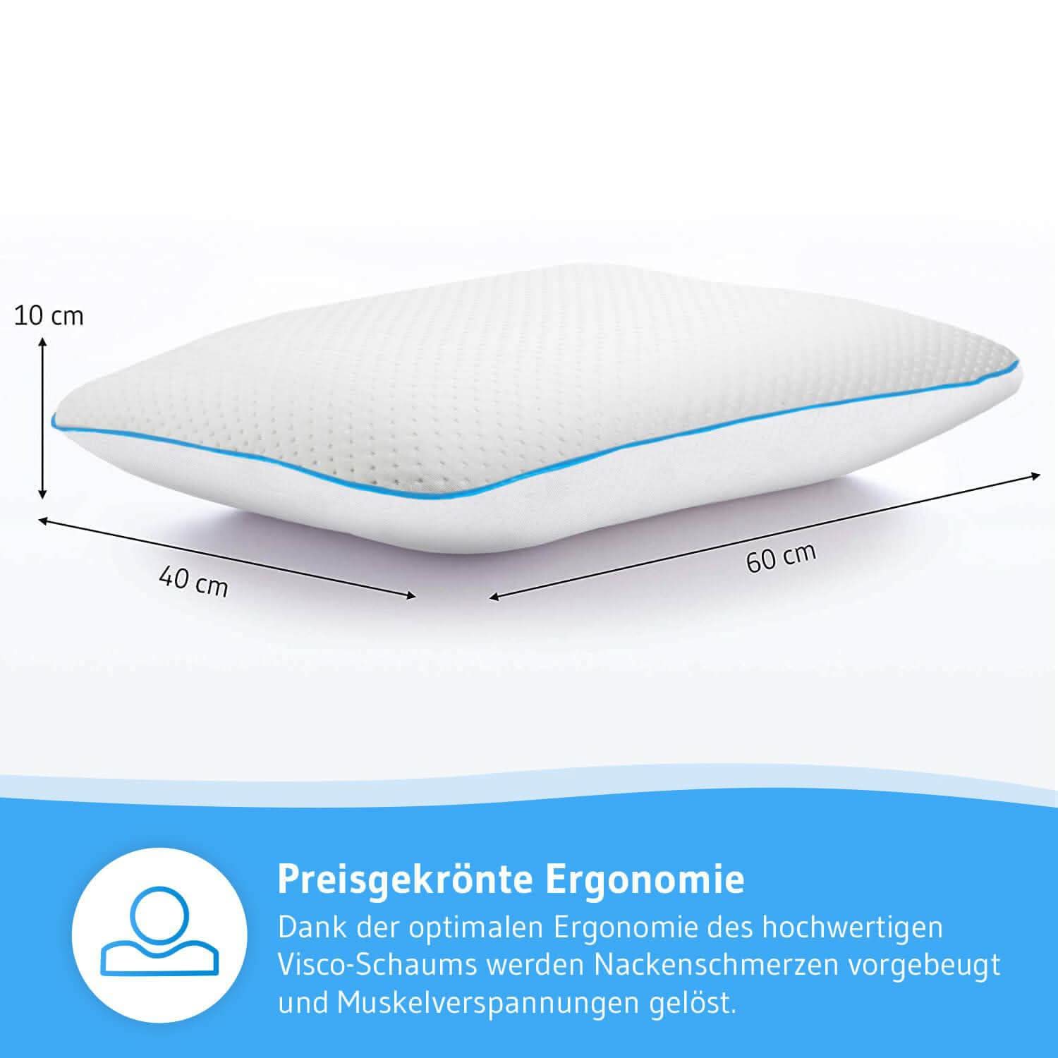 CLIMAR Kühlendes Kopfkissen aus Visco-Schaum - Third of Life