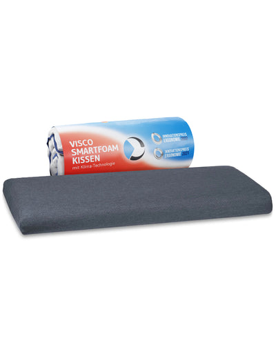 6. Bild von Bauchschläferkissen HADAR low 6 cm hoch aus Visco Schaum, zertifizierte Ergonomie und Thermoregulierung, passt in 40 x 80 cm Bezug