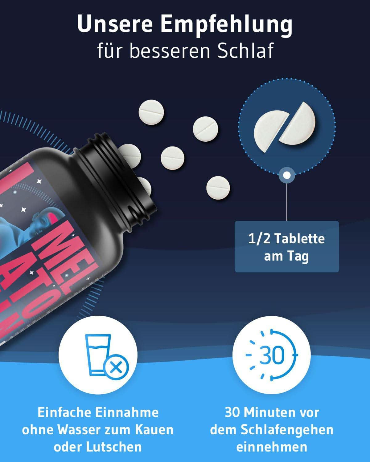 Melatonin Lutsch-Tabletten mit Himbeer-Geschmack - Third of Life