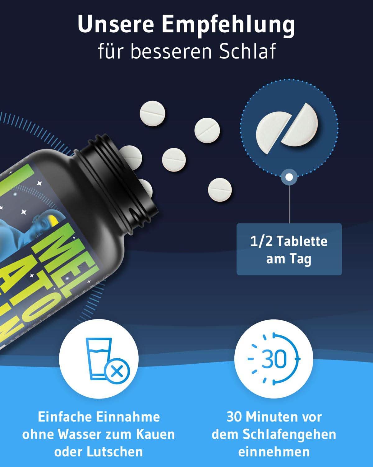 Melatonin-Lutschtabletten mit Zitronen-Geschmack - Third of Life